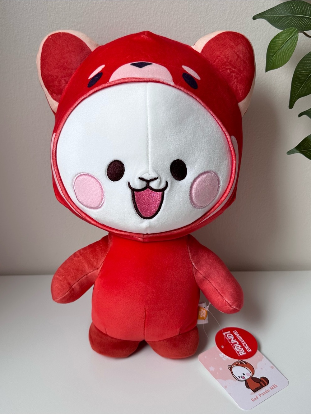 Red Panda Milk Plush - Milk & Mocha Bear x Round 1 Exclusive